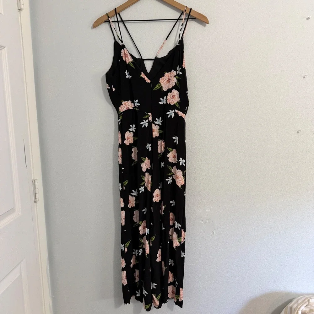 Topshop -‎ Strappy Floral Cropped Romper